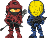 Halo: Red vs Blue Serialized Vinyl Figure #6 Toys & Games Youtooz