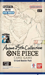 One Piece TCG: Extra Booster Anime 25th Memorial Collection [EB-02] - 24 Packs Card Game Bandai Namco