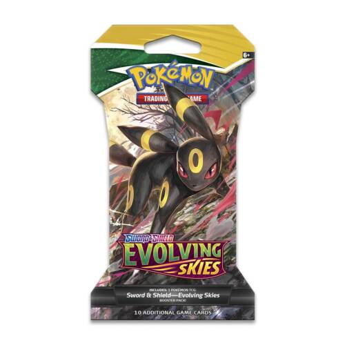 Pokemon TCG: Sword & Shield - Evolving Skies Sleeved Booster Packs - 8 Packs Card Game Pokemon
