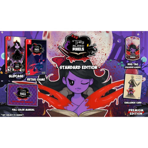 They Bleed Pixels [Premium Edition Games Series 5] [Nintendo Switch] Nintendo Switch Video Game Premium Edition Games