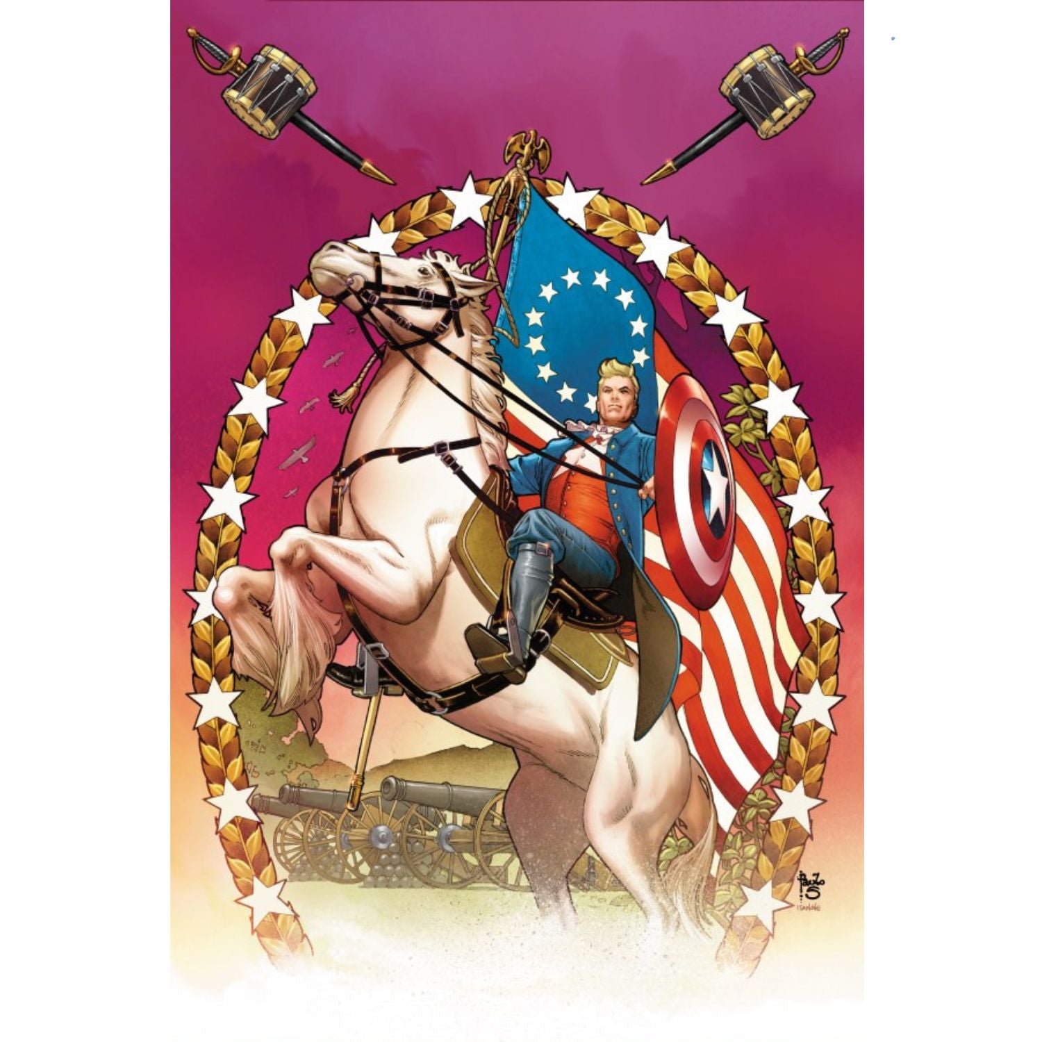 1776: #1 [Paulo Siqueira Virgin - 1:100] 2025 Comics Marvel Comics