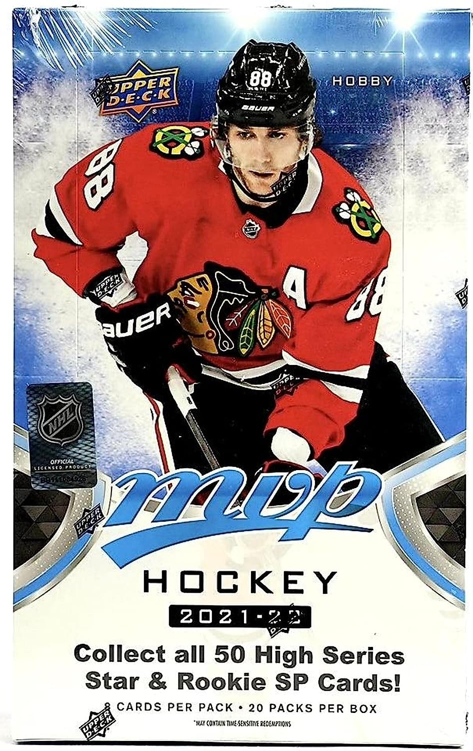 Upper Deck: 2021-22 MVP Hockey Hobby Box - 20 Packs Card Game Upper Deck