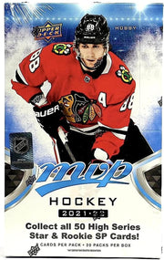 Upper Deck: 2021-22 MVP Hockey Hobby Box - 20 Packs Card Game Upper Deck