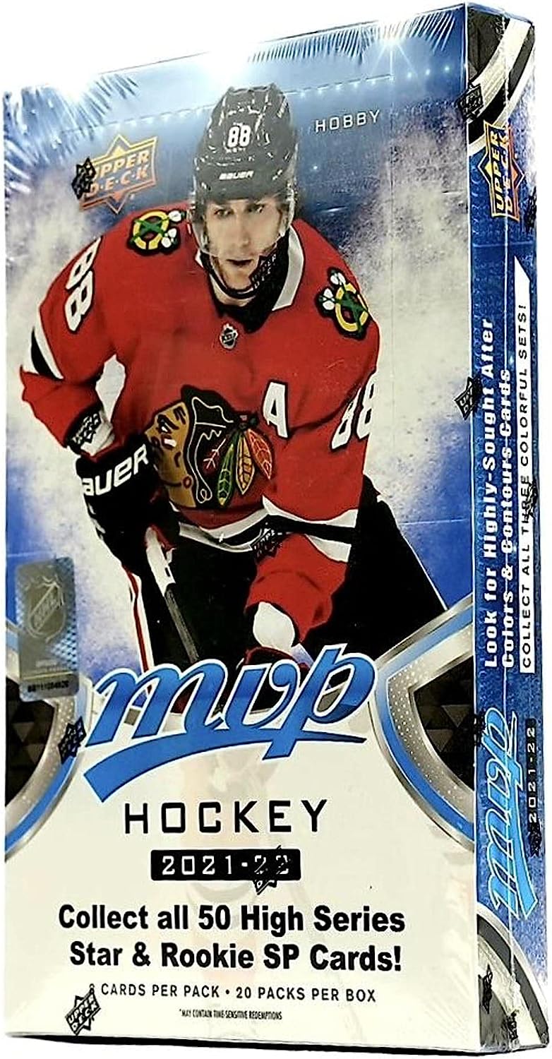 Upper Deck: 2021-22 MVP Hockey Hobby Box - 20 Packs Card Game Upper Deck