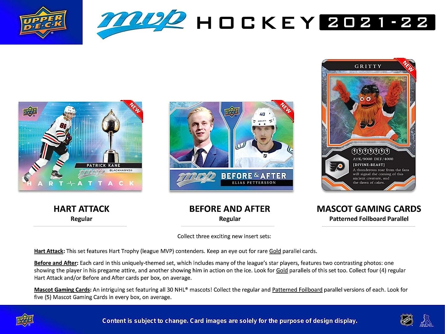 Upper Deck: 2021-22 MVP Hockey Hobby Box - 20 Packs Card Game Upper Deck
