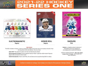 Upper Deck: 2021-22 Series 1 Hockey Blaster Box - 6 Packs + 1 Bonus Pack Card Game Upper Deck
