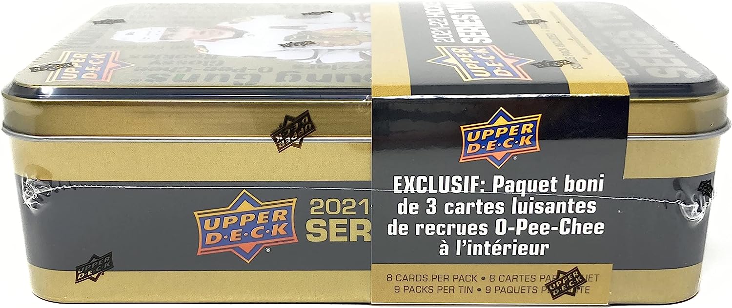 Upper Deck: 2021-22 Series 2 Hockey Tin Card Game Upper Deck