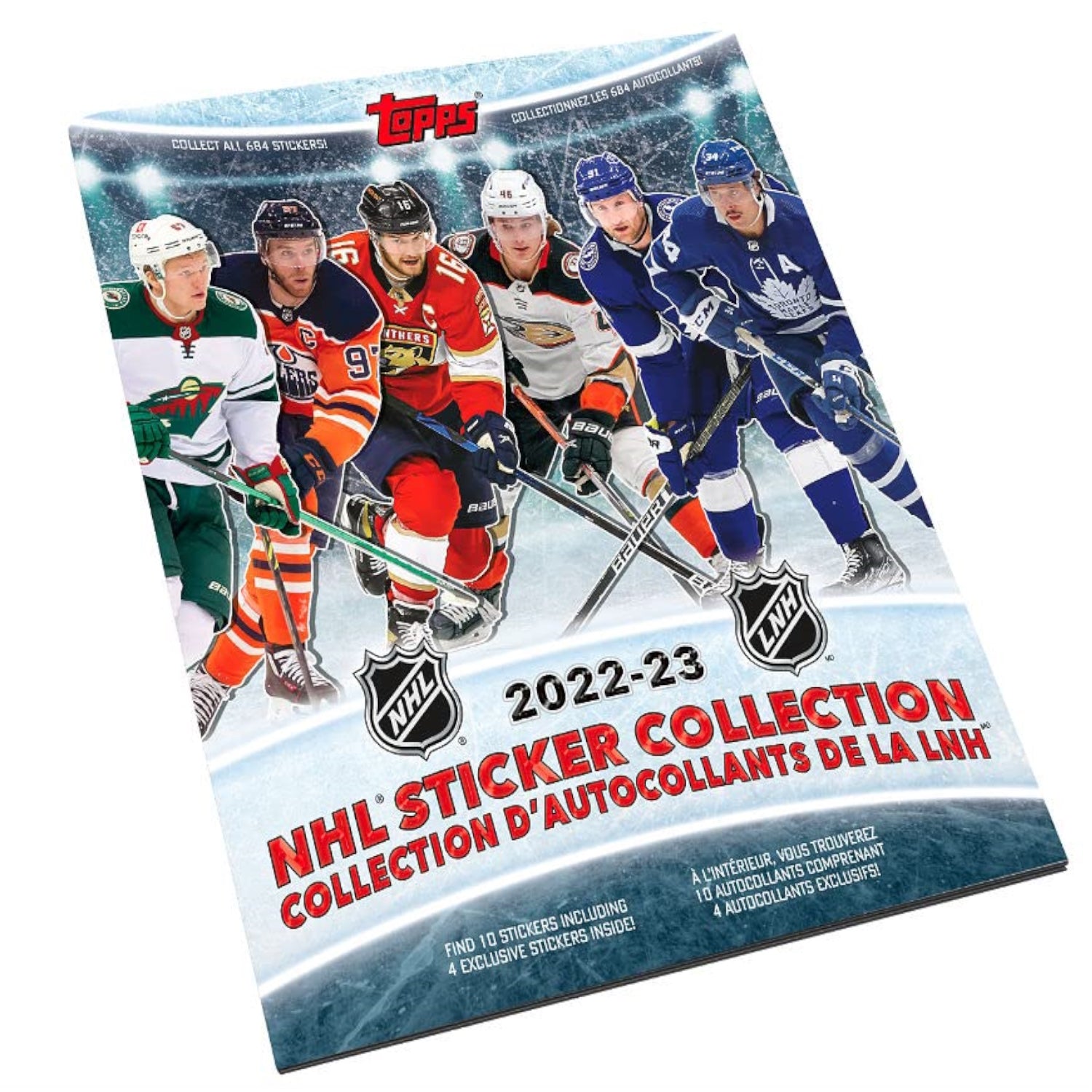Topps: 2022-23 NHL Hockey Sticker Collection Album Card Game Topps