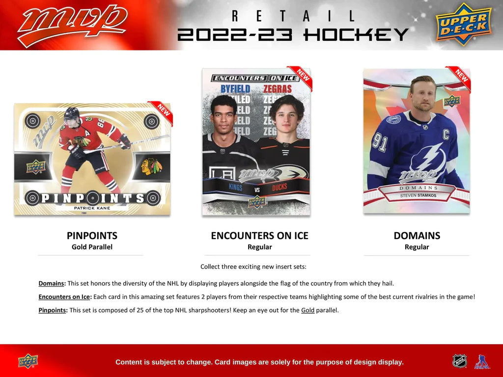 Upper Deck: 2022-23 MVP Hockey Box Set Card Game Upper Deck