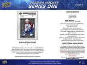Upper Deck: 2023-24 Series 1 Hockey Hobby Box - 12 Packs Card Game Upper Deck