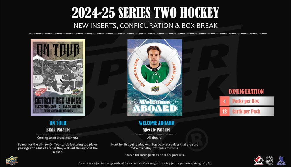 Upper Deck: 2024-25 Series 2 Hockey Blaster Box - 4 Packs Card Game Upper Deck