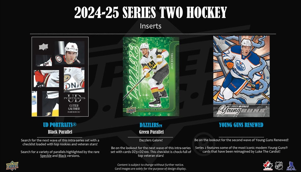Upper Deck: 2024-25 Series 2 Hockey Blaster Box - 4 Packs Card Game Upper Deck