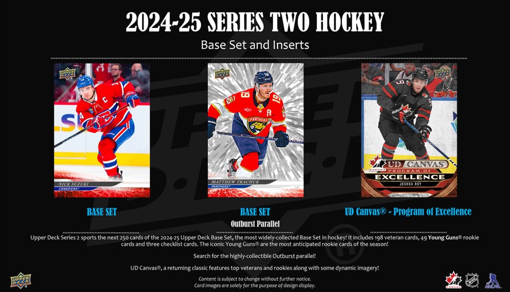 Upper Deck: 2024-25 Series 2 Hockey Blaster Box - 4 Packs Card Game Upper Deck