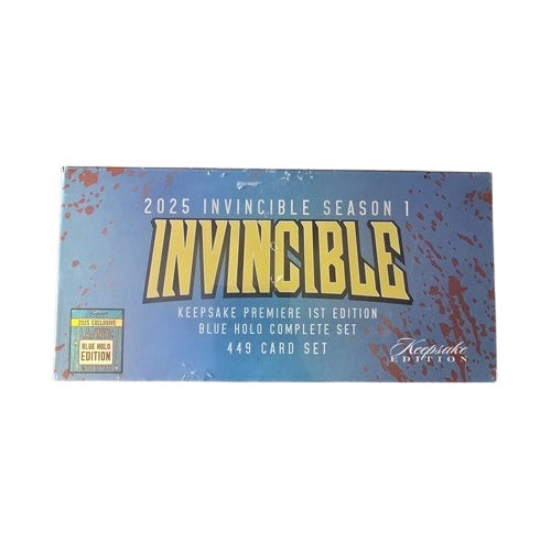 Keepsake: Invincible Season 1 - Premier 1st Edition Blue Holo Complete Set (449 Card Set) (2025 LACC/NYCC Exclusive) Memorabilia Keepsake