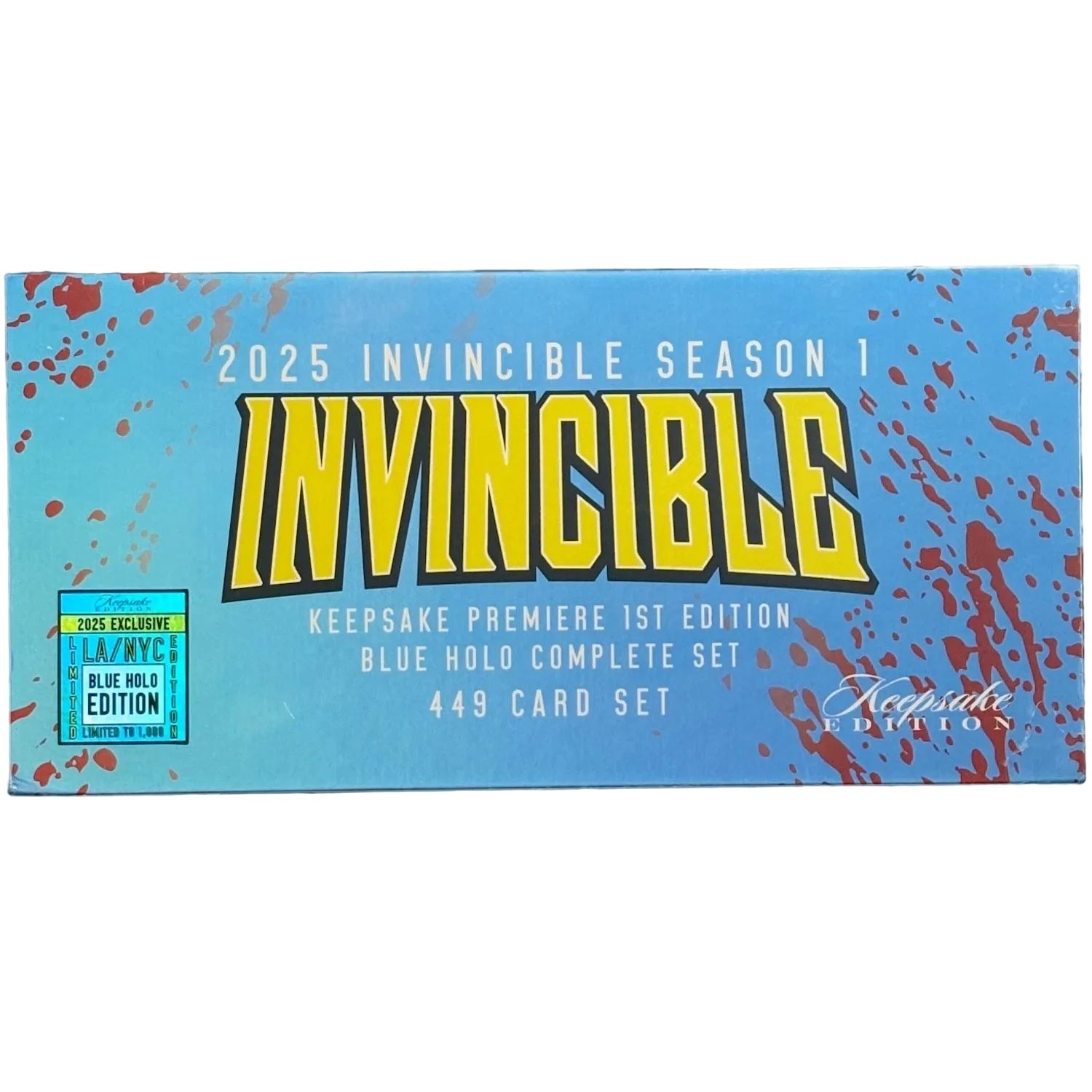 Keepsake: Invincible Season 1 - Premier 1st Edition Blue Holo Complete Set (449 Card Set) (2025 LACC/NYCC Exclusive) Memorabilia Keepsake