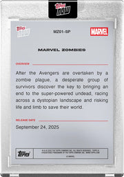 2025 Marvel Topps NOW: Marvel Zombies Poster Artwork Card - MZ01 Card Game Topps
