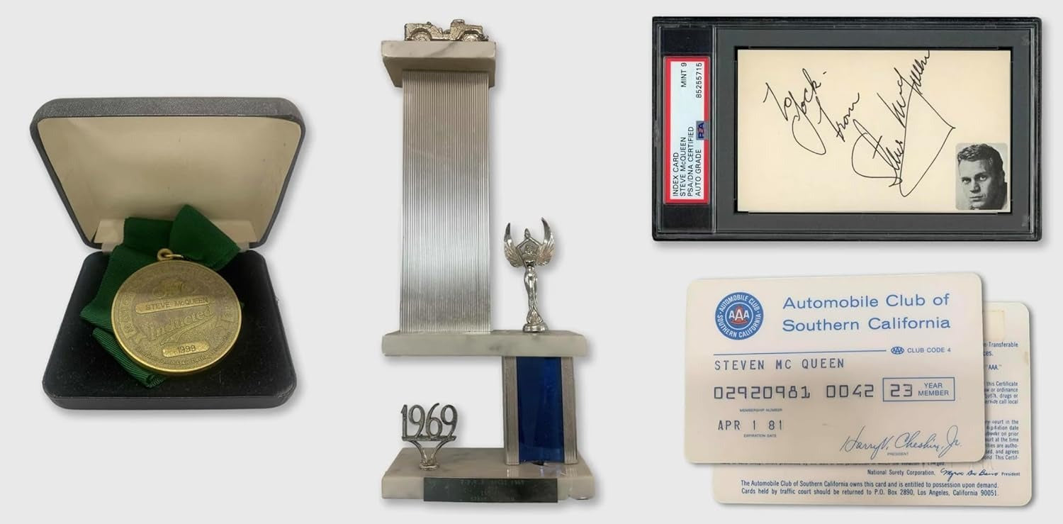 Keepsake: Steve McQueen Premiere Edition Hobby Collection Box Memorabilia Keepsake