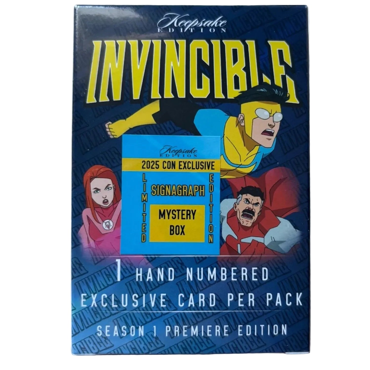 Keepsake: Invincible Season 1 Premiere Edition Con Exclusive Laser Signagraph Mystery Box (1 Card) Memorabilia Keepsake