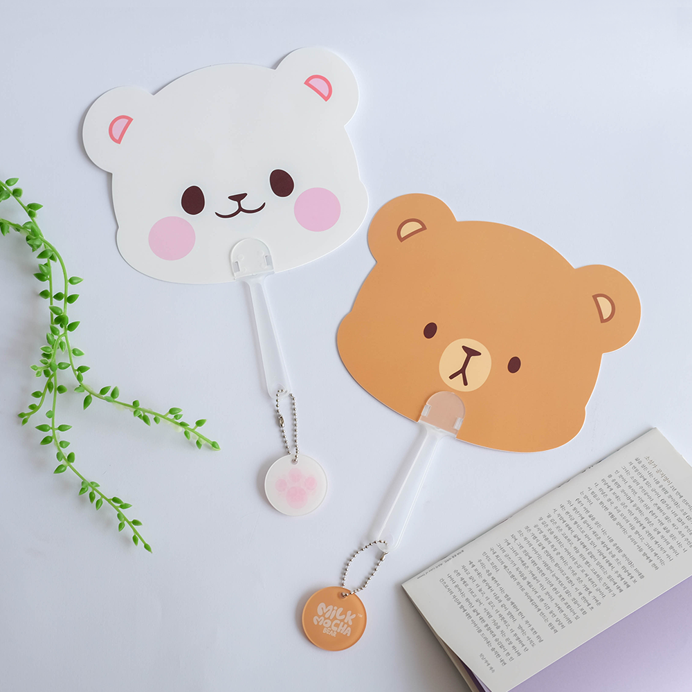 Milk Mocha Bear: Handy Fan - Mocha Fan Milk Mocha Bear