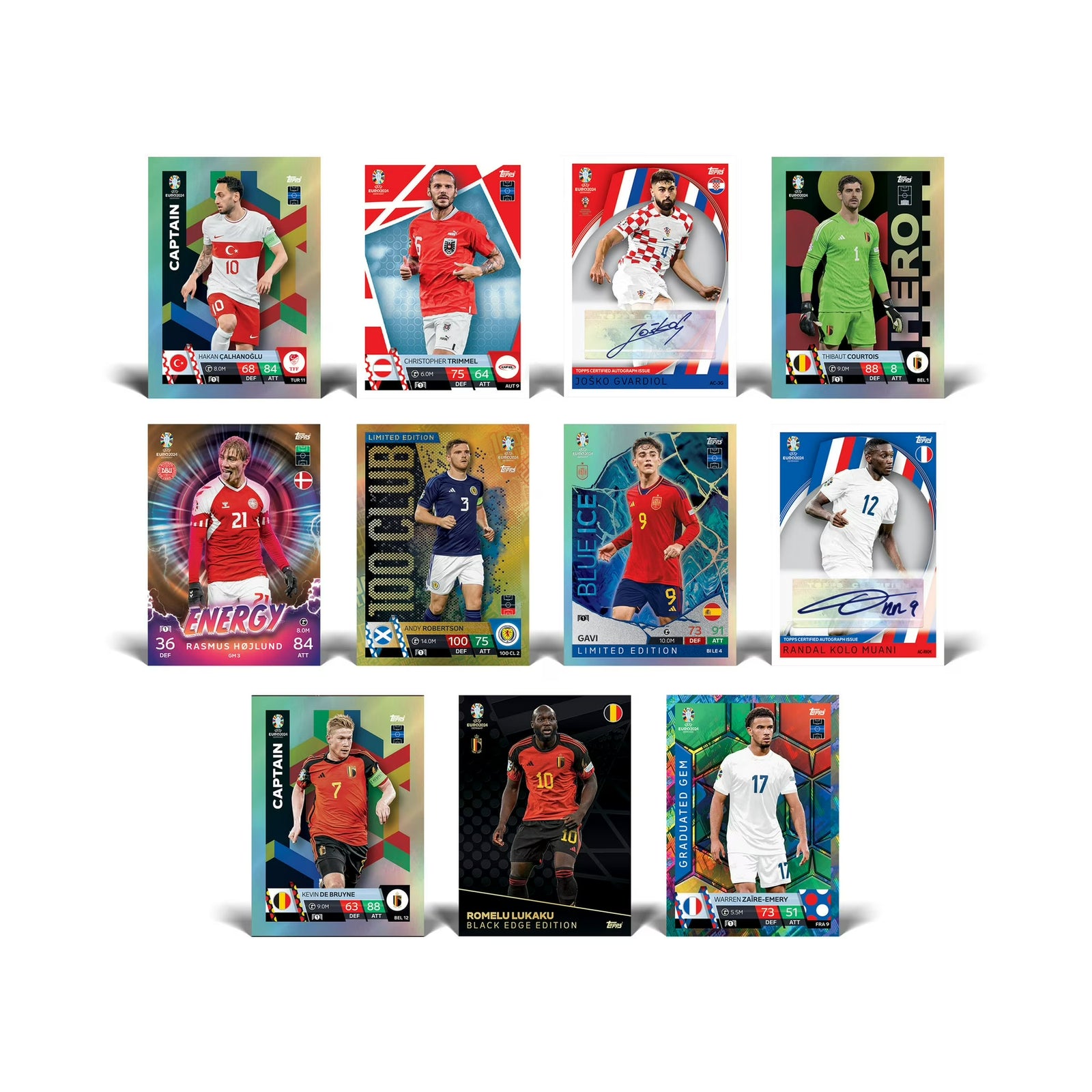 Topps: 2024 Match Attax Official Licensed Euro Booster Box - 36 Packs Card Game Topps