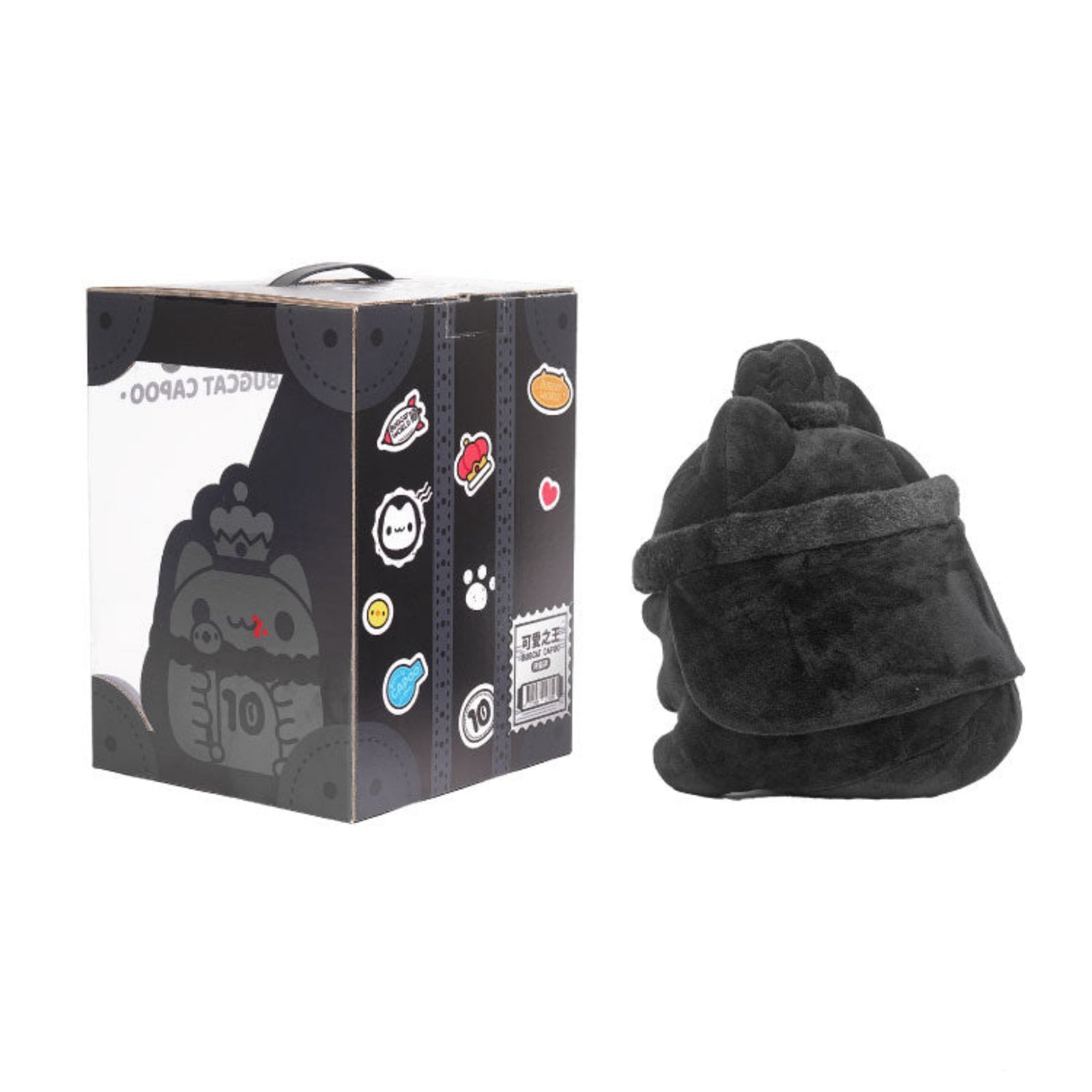 Bugcat Capoo: Black King Capoo Plush Gift Box Plushies Bugcat Capoo