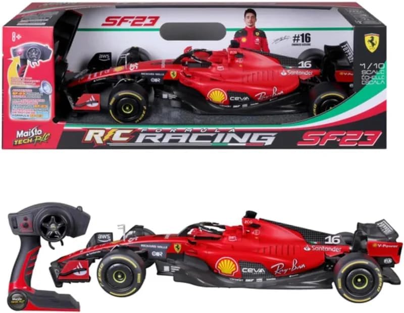 Maisto Tech: Formula RC Racing Red Bull - Carlos Sainz 55 (SF23) 1:10 Scale Toys & Games Maisto Tech