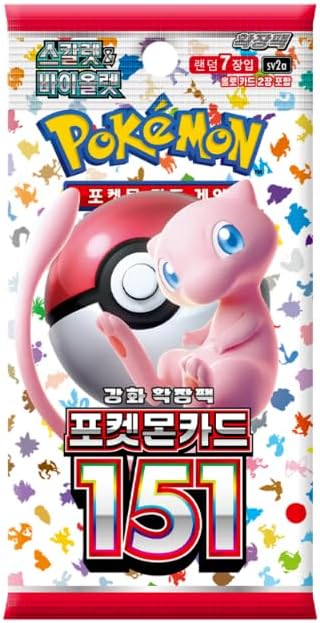 Pokemon TCG: Scarlet & Violet 151 Booster Box [KOR] - 20 Packs Card Game Pokemon