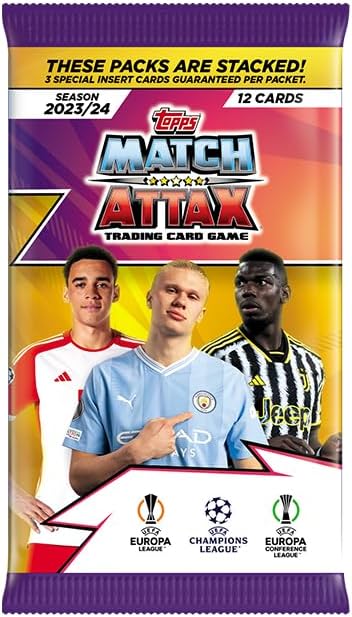 Topps: 2023-24 Match Attax Booster Box - 36 Packs Card Game Topps