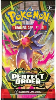 Pokemon TCG: Mega Evolution - Perfect Order Sleeved Booster Pack Card Game Pokemon