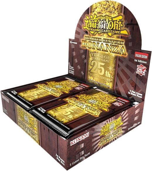 Yu-Gi-Oh! TCG: Quarter Century Bonanza 1st Edition Rarity III Booster Box Card Game Konami