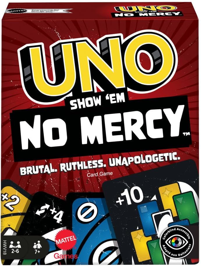 UNO: Show' Em No Mercy Card Game Board Game Mattel