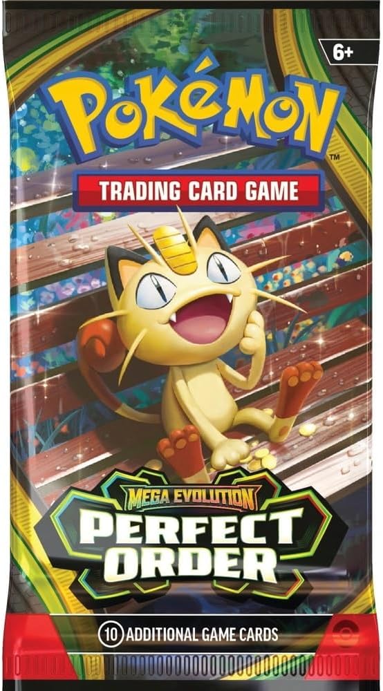 Pokemon TCG: Mega Evolution - Perfect Order Sleeved Booster Pack Card Game Pokemon