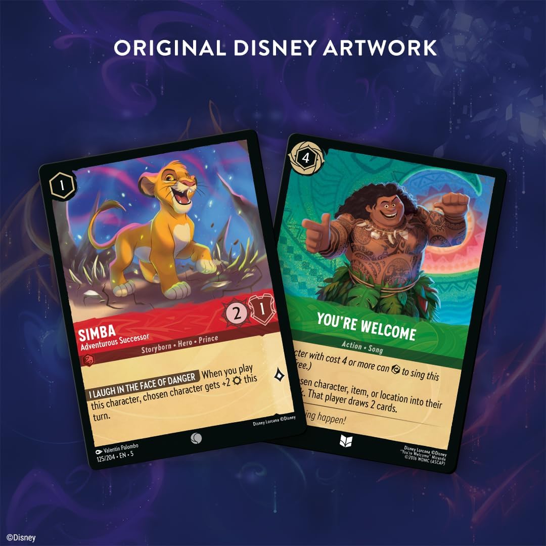 Disney Lorcana TCG: Shimmering Skies Booster Box - 24 Packs [Set 5] Card Game Ravensburger