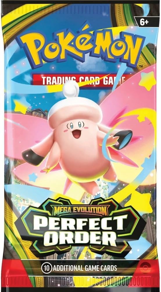 Pokemon TCG: Mega Evolution - Perfect Order Sleeved Booster Pack Card Game Pokemon