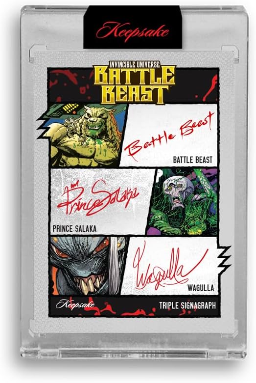 Keepsake: Battle Beast 1st Edition Invincible World Spotlight Series Booster Box Card Game Keepsake