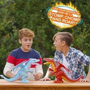 Robo Alive: Ice Breathing Dragon - Blue Toys & Games Zuru