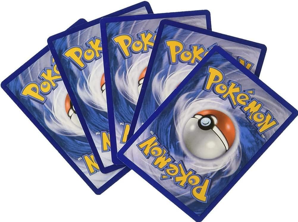Pokemon TCG: 100 Assorted Cards (Common, Uncommon, Rare, Holo + Guaranteed Ex or Full Art) - Pokemon Individual Card Bundle Card Game Pokemon
