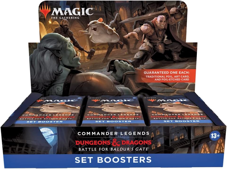 Magic: The Gathering TCG: Commander Legends Battle for Baldur's Gate Set Booster Box - 18 Packs Card Game Wizards of the Coast