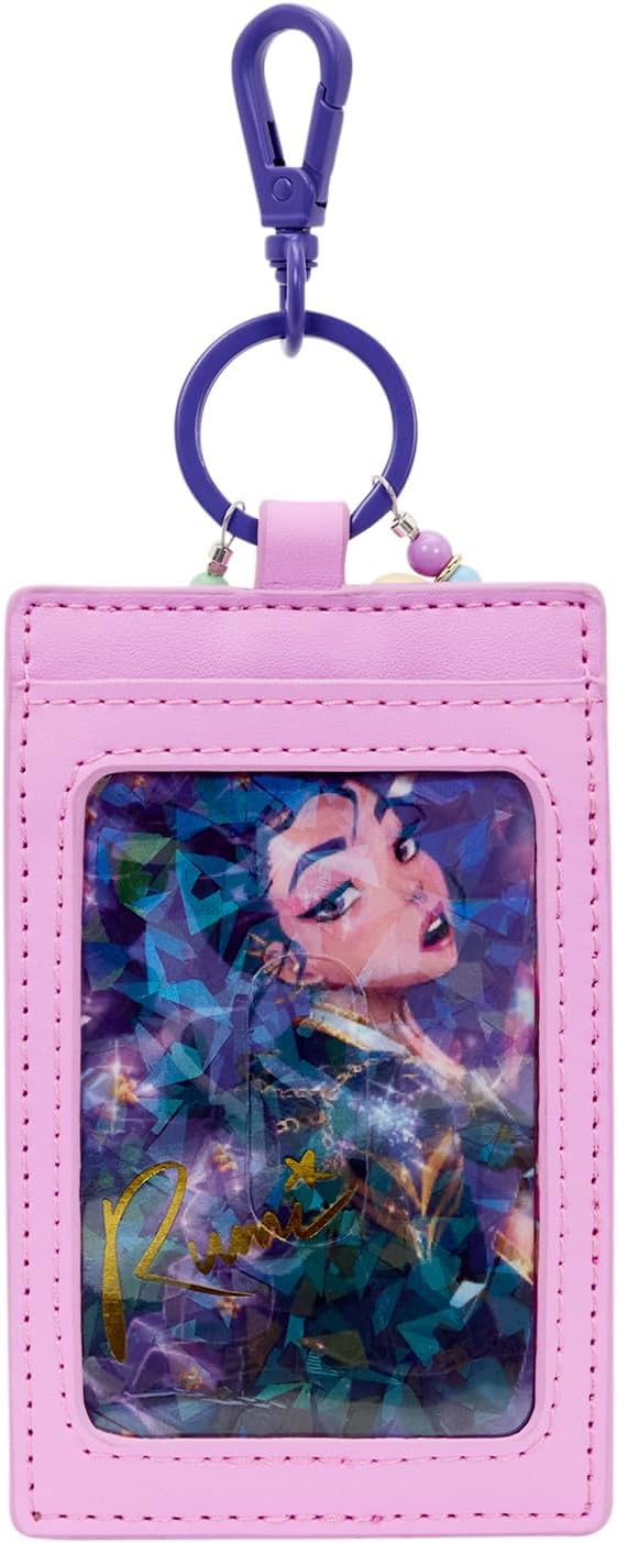 Loungefly: Kpop Demon Hunters Mini Backpack with Photo Card Clothing and Apparel Loungefly