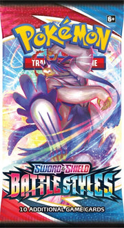 Pokemon TCG: Sword & Shield Battle Styles Sleeved Booster Pack Card Game Pokemon