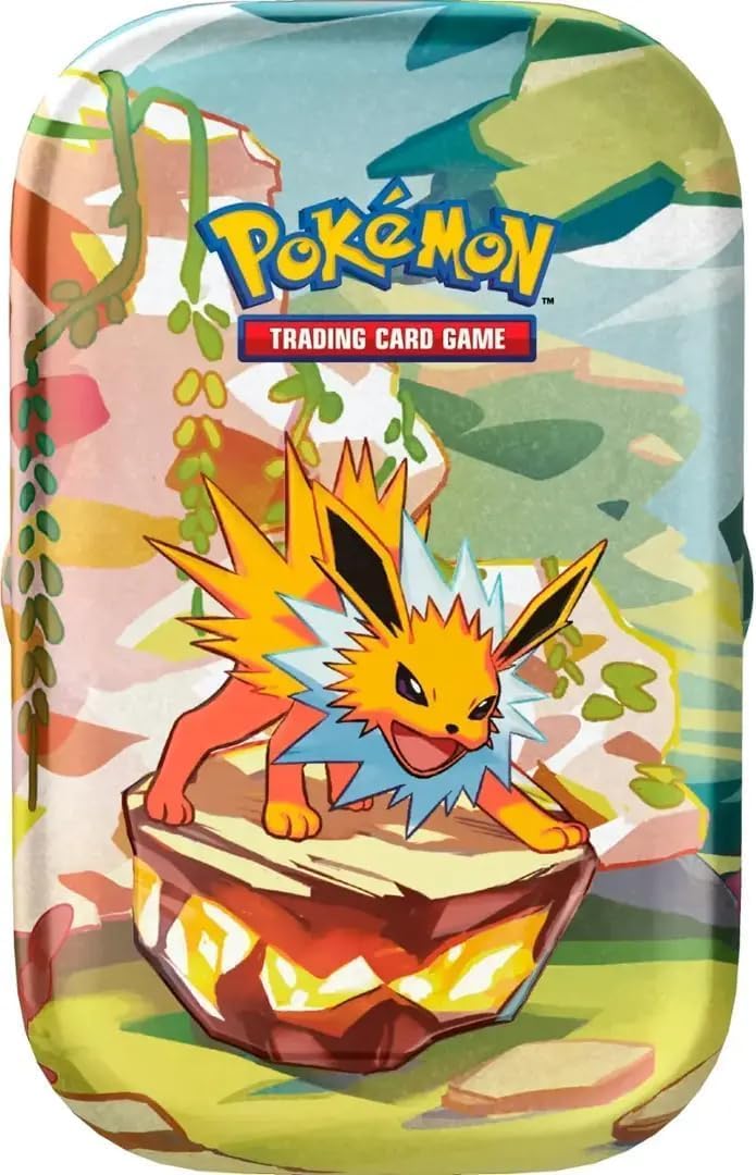 Pokemon TCG: Scarlet & Violet Prismatic Evolutions Mini Tin Display Box - 8 Tins Card Game Pokemon