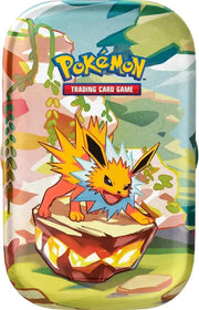 Pokemon TCG: Scarlet & Violet Prismatic Evolutions Mini Tin Display Box - 8 Tins Card Game Pokemon