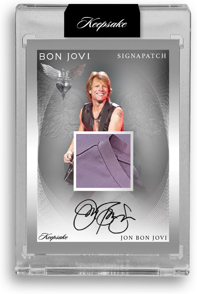 Keepsake: Bon Jovi Private On Tour Collection - Mini Box + Relic + Premium Card Game Keepsake