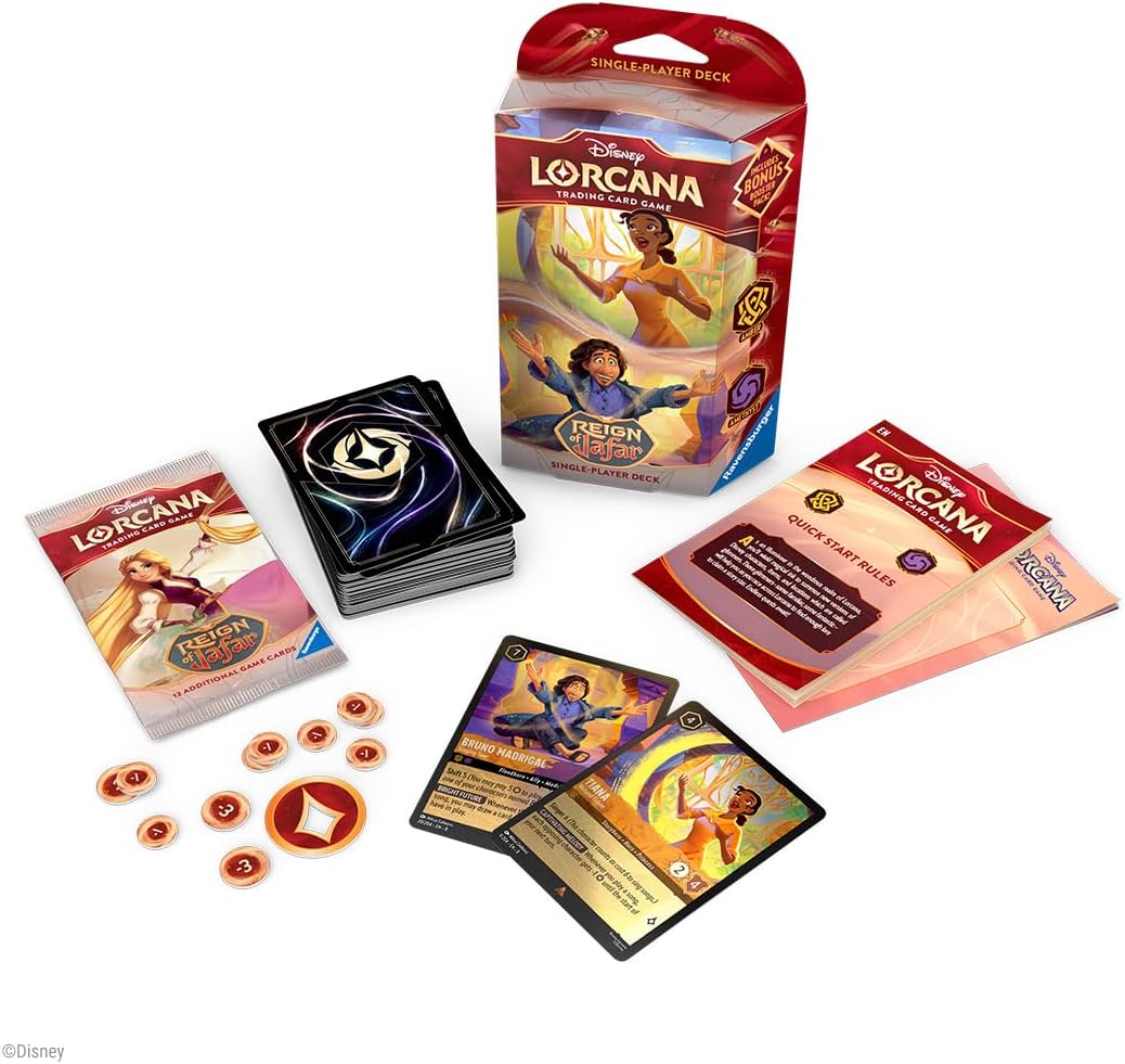 Disney Lorcana TCG: Reign of Jafar Starter Decks - 2 Decks Card Game Ravensburger