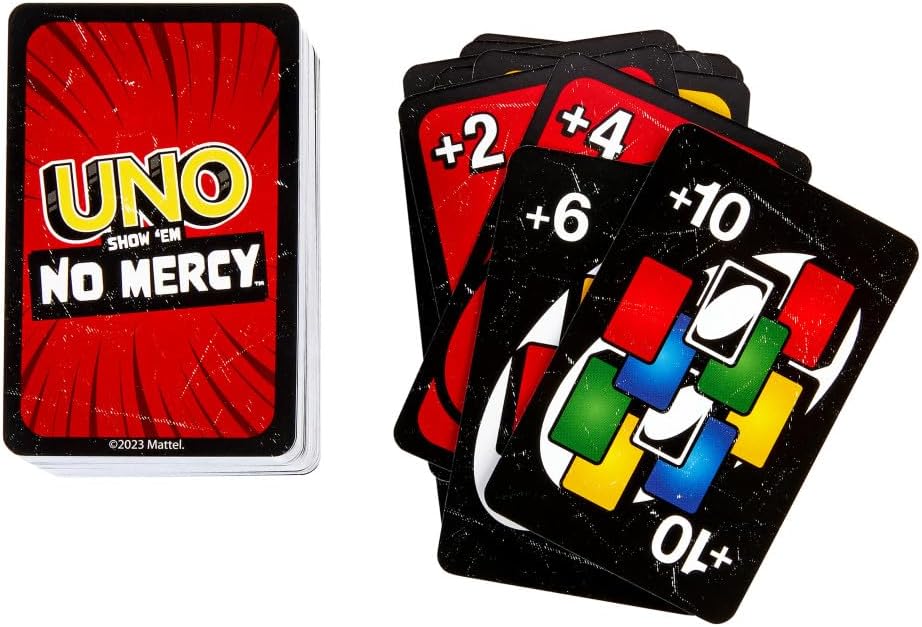 UNO: Show' Em No Mercy Card Game Board Game Mattel