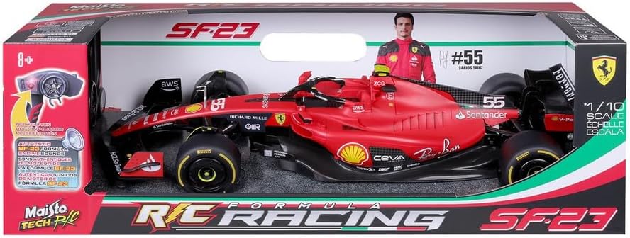 Maisto Tech: Formula RC Racing Red Bull - Carlos Sainz 55 (SF23) 1:10 Scale Toys & Games Maisto Tech