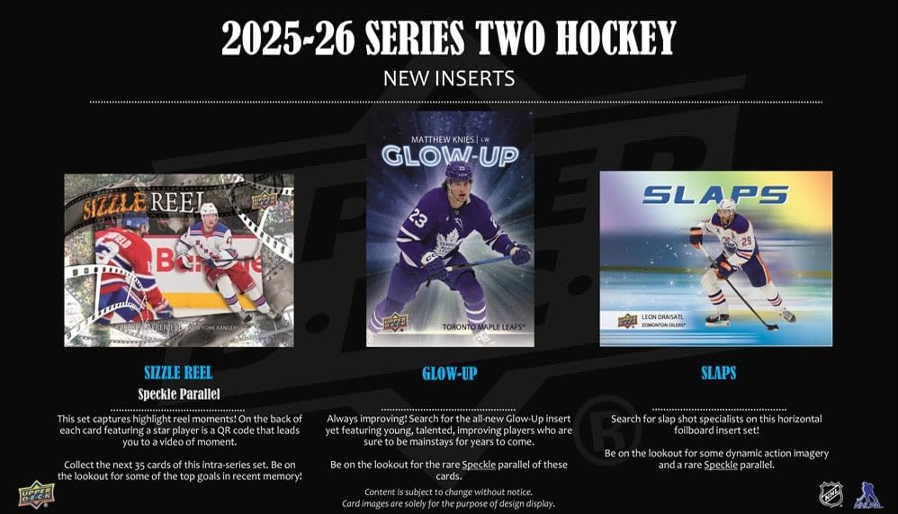 Upper Deck: 2025-26 Series 2 Hockey Tin Sports Cards Upper Deck