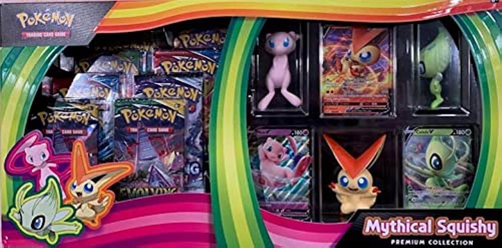 Pokemon TCG: Mythical Squishy Premium Collection Card Game Pokemon