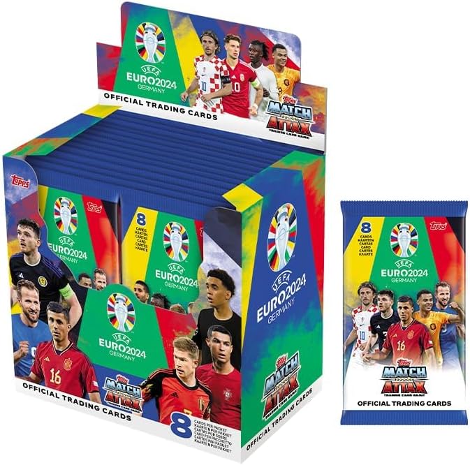 Topps: 2024 Match Attax Official Licensed Euro Booster Box - 36 Packs Card Game Topps
