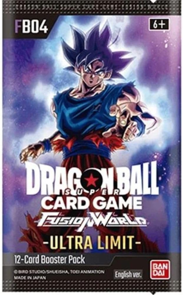 Dragon Ball Super TCG: Fusion World Ultra Limit Booster Box [FB04] - 24 Packs Card Game Bandai Namco